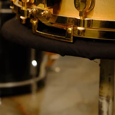 Mapex 14x5.5 Black Panther late 1990s early 2000s - black to gold fade image 5