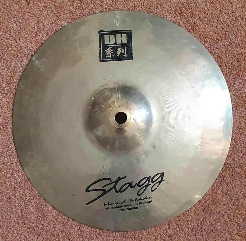 Stagg DH-SM10B Dual-Hammered 10" Brilliant Medium Splash image 1