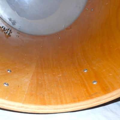 Vintage 80's SONOR PHONIC-PLUS Series 18" deep x 16" wide Makassar Ebony Floor Tom image 6