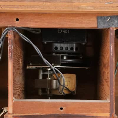 Leslie Model 122 Rotating Speaker Cabinet Cab Organ Amplifier w/ Casters #34786 image 11