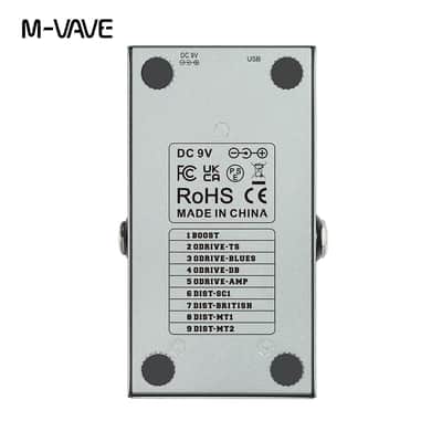 M-vave Mini EFX Compact Guitar Multi-Effects Pedal with 9 Drive Tones，3-Band EQ & True Bypass – Portable Tone Shaper for Electric Guitars (Price includes the import duty for US buyer) image 4