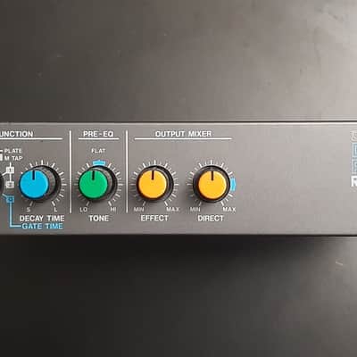 1980s - Vintage Boss RRV-10 Micro Rack Series Digital Reverb 1980s - Black image 4