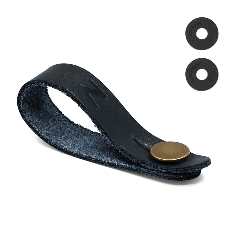 Guitar Strap Lock, Leather Guitar Strap Button, Headstock Adapter Tie,Guitar Neck Strap For Acoustic, Ukulele Strap & Mandolin,Come With Free 1 Pair Strap Locks image 1