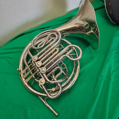 Holton H179 Farkas Double French Horn 2010s - Clear-Lacquered Nickel-Silver image 2
