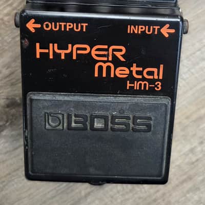 1994 Boss HM-3 Hyper Metal Distortion Guitar Effect Pedal image 2