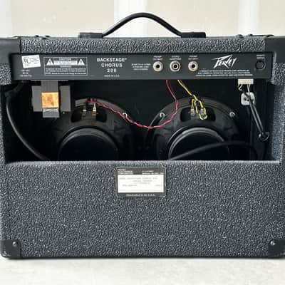 Peavey Backstage Chorus 208 50-Watt 2x8" Guitar Combo 1990s - Black image 2