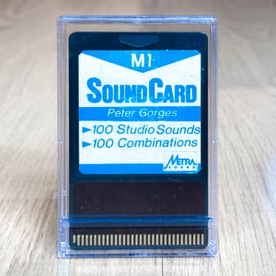 Korg M1 | Voice ROM Data Card | Metra Sound Card I | Peter Gorges