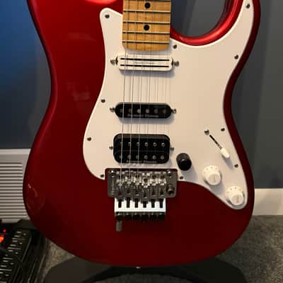 Warmoth  Floyd Rose Stratocaster - Candy Apple Red image 4