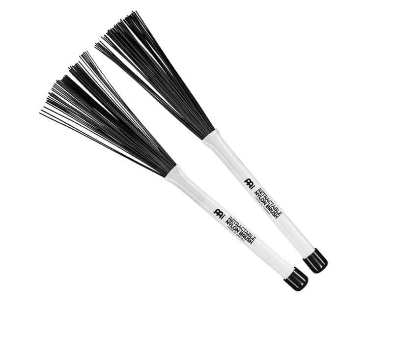 Meinl SB304 Retractable Nylon Brush, Pair image 1