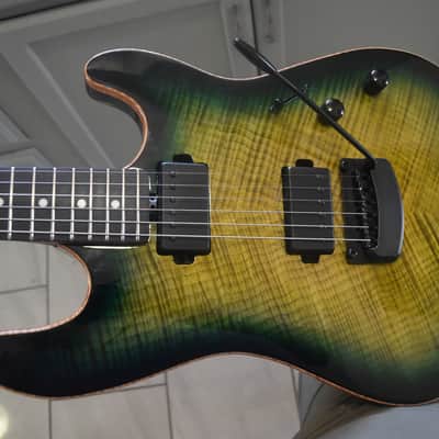 Ernie Ball Music Man Sabre, 2021, OHSC, Gorgeous flamed maple specimen image 16