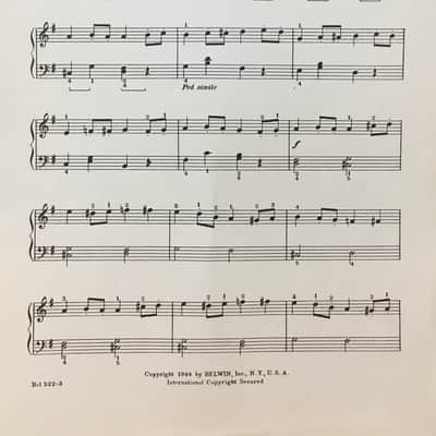 (VINTAGE SHEET MUSIC) BUtterfly Etude - CHopin - Piano Solo image 2