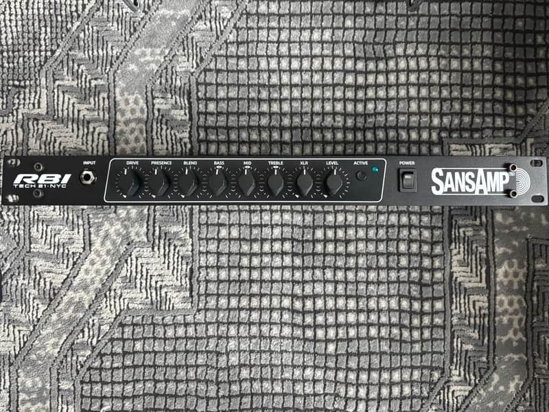 Tech 21 SansAmp RBI Rackmount Bass Preamp | Reverb Canada