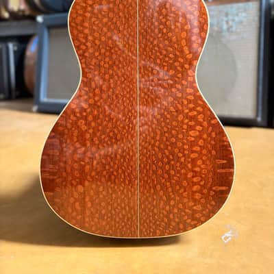2012 Tony Graziano Tenor Ukulele #602 – Redwood / Figured Lacewood – Abalone – HSC image 10