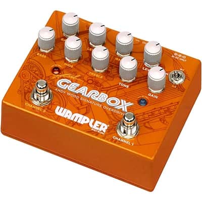 Wampler GEARBOX Andy Wood Signature Overdrive Effects Pedal 2024 - Orange image 4