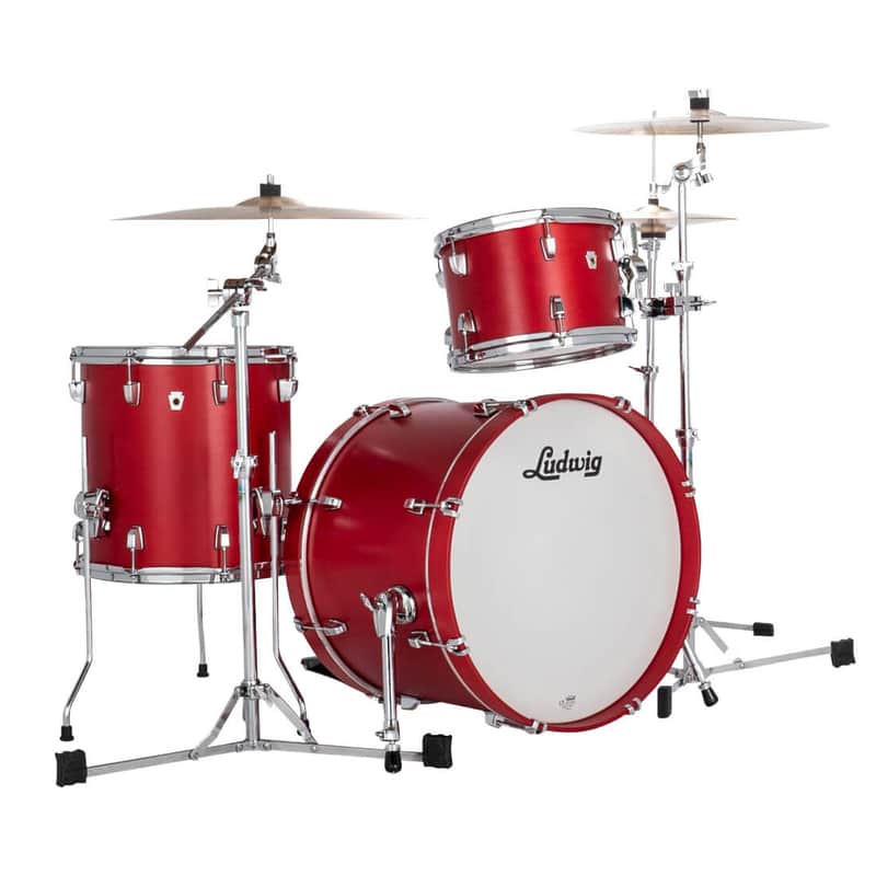 Ludwig LN3402TX NeuSonic Downbeat Outfit 8x12/14x14/14x20" Drum Set image 2