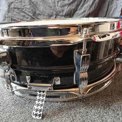 Ludwig  5x14 Black Galaxy (Blackrolite) 1990’s - Black Sparkle image 4