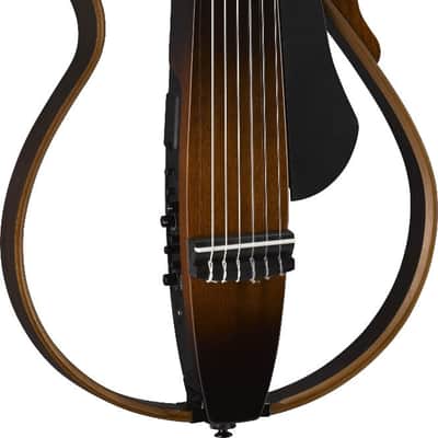 Yamaha Nylon String Silent Guitar Tobacco Sunburst image 1