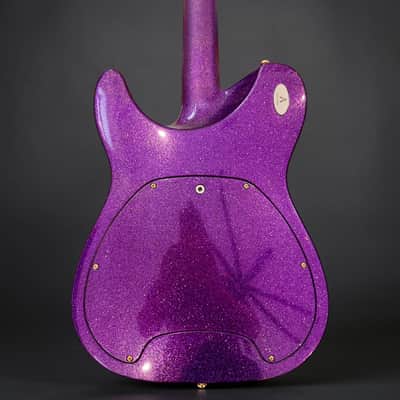 Aristides T/0, Floyd Rose, BKP, CUSTOM Purple and Gold Holoflake finsh. MUST SEE! image 10