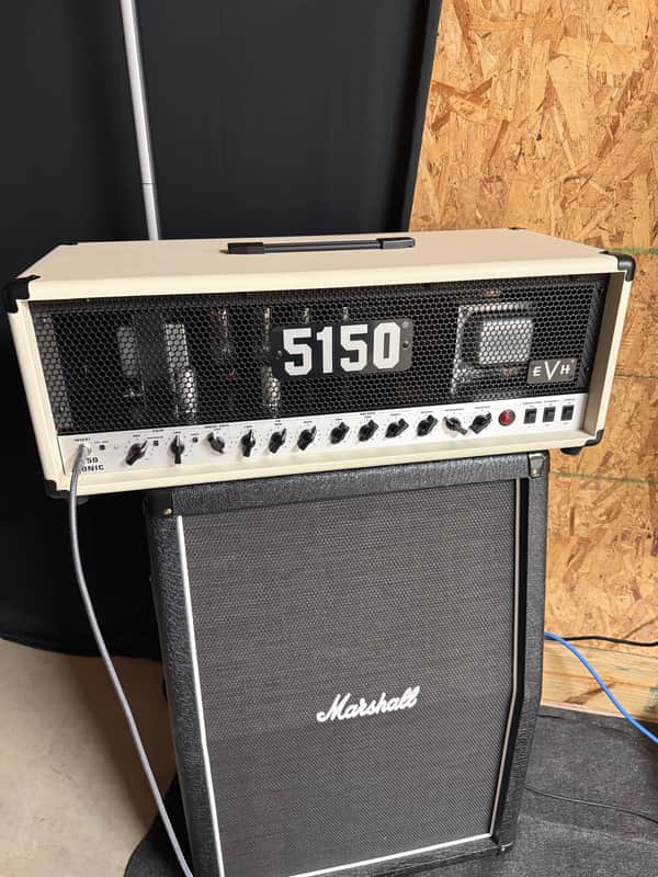 EVH 5150 Iconic Series 2-Channel 80-Watt Guitar Amp Head 2021 - Present - Ivory image 1