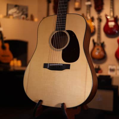 Martin D-18 Satin Standard Series Acoustic Guitar - Satin Natural with Aging Toner 7718 image 1