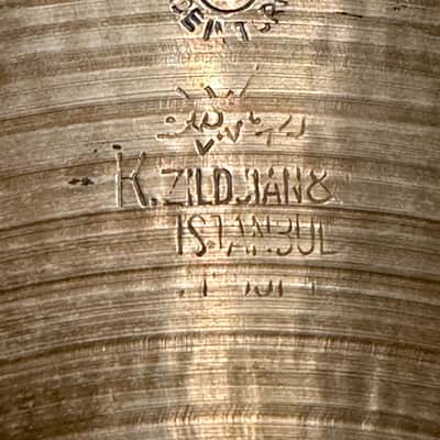 K Zildjian Istanbul 14” Intermediate Stamp Hi Hats 705 / 810 grams Perfect image 2