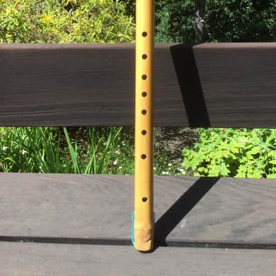 No Brand Khlui Thai Ducted Bamboo Flute 1990's - Glossy natural bamboo image 1