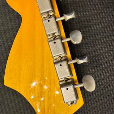 Scalloped Guitar Neck with nut and tuners image 4