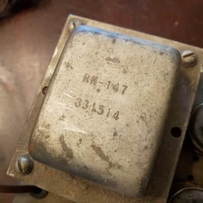 Knight rare 83SX234 10 watt mono tube amplifier 2E26 not 6V6 push pull 1955 - blue wrinkle paint image 7