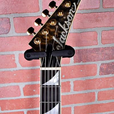 Jackson USA Custom Shop 10-String Players Choice Dan Spitz Quilted Maple 1990's Transparent Black image 10