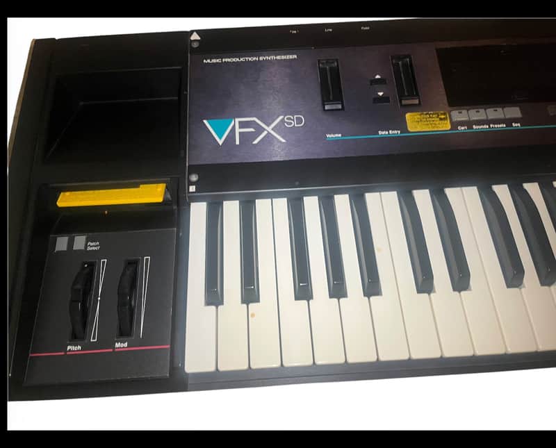 Ensoniq VFX 61-Key Vintage Analog Synth — Transwave, Poly Aftertouch, w/ Cart, Disks & Pedal image 1