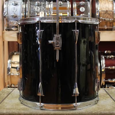 1980s Tama 16x16 Artstar Floor Tom in Jet Black image 4