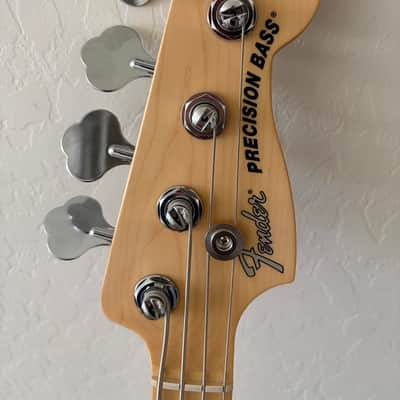 Fender American Performer Precision Bass with Maple Fretboard 2018 - Present Satin Lake Placid Blue image 6