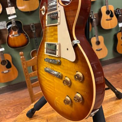 2007 Gibson Custom Shop ‘59 Les Paul Reissue R9 VOS Yamano Sunrise Teaburst image 8