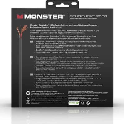 Monster SP2000-S-20SPWW Studio Pro 2000 Speak On Cable. 20' image 5