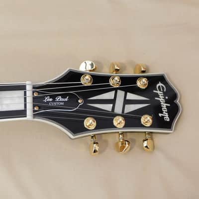 Epiphone 2020 Les Paul Custom - Ebony with Epiphone Premium Gig Bag image 5