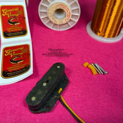 General Vintage Tone  NOS For Esquire®️ Tele ®️ Bridge Pickup Hand wound  Vintage Collector’s  NOS American Wire corp USA image 6