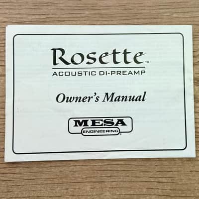 Mesa Boogie Rosette Acoustic Preamp/DI image 6