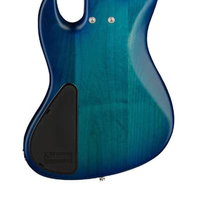 Sadowsky MetroLine 21-Fret Vintage PJ Bass 5 String, Red Alder Body, Bora Blueburst Transparent Satin image 2