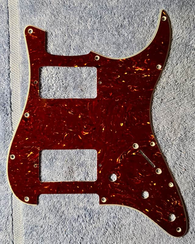 Warmoth Tortoise Double Humbucker Strat Pickguard Mint image 1