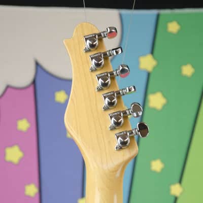 Used Turbo Electrics Spider Web Decal Explorer Style Guitar, Made by Cort, Hard Case image 7