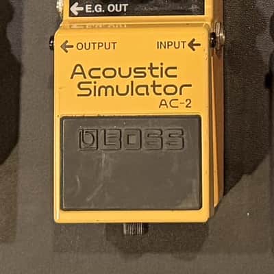 Boss AC-2 Acoustic Simulator (Silver Label) 1997 - 2006 - Yellow image 1