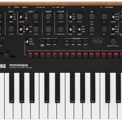 Korg Monologue Analog Synthesizer in Black