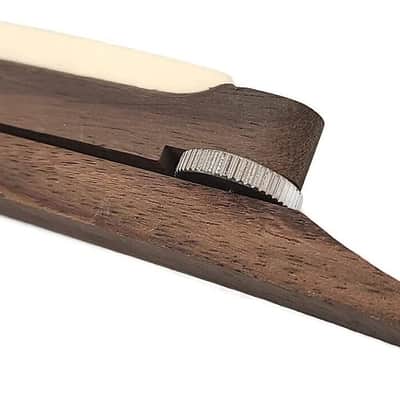 Archtop Guitar Bridge Bone Saddle Rosewood Compensated for Kay Harmony image 4
