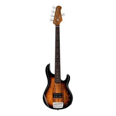 Sterling by Music Man StingRay 5 RAY35 Spalted Maple - 3-Tone Sunburst image 2