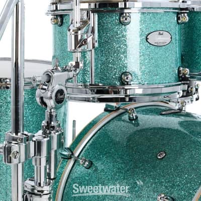Pearl Music City Custom Reference One 4-piece Shell Pack - Turquoise Glass (RF1422-TGd1) image 3