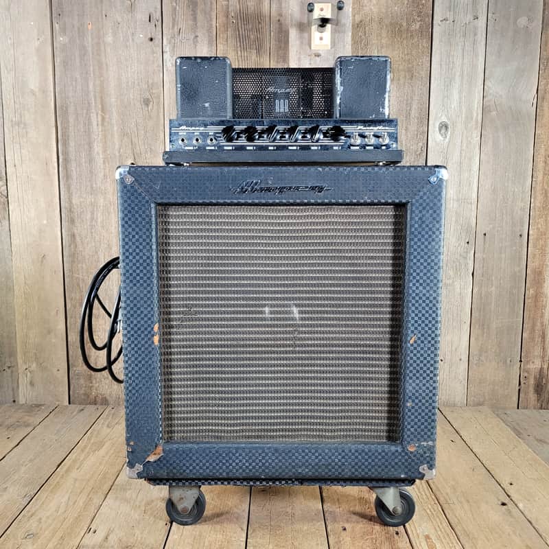 Ampeg B-15-N 1966 w/ Altec Speaker Serviced - Blue Checker image 1