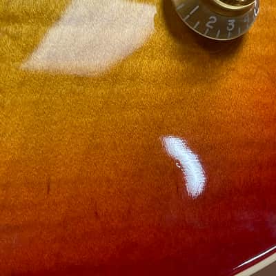 Gibson Les Paul Traditional Pro 3T Flamed Top with Tulip Locking Tuners 2017 in Heritage Cherry Sunburst w/OHSC image 6