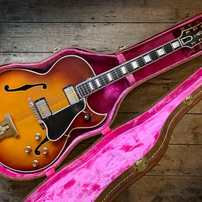 1962 Gibson L5CES in Sunburst finish with original hard shell case image 16