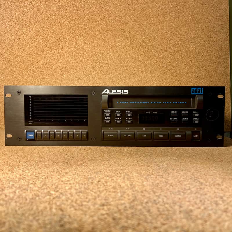 Alesis ADAT 16-Bit 8-Track Digital Audio Recorder – 1990s – Serviced – Warranty image 1