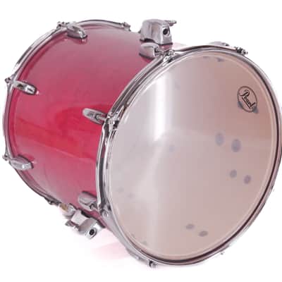 Pearl Professional Maple 14" x 14" Floor Tom Drum – Sequoia Red – Excellent image 4